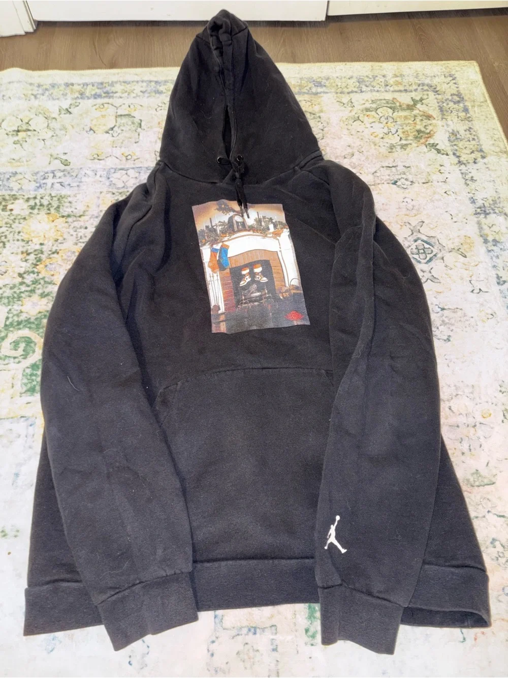 Jordan Black Crewneck Hoodie